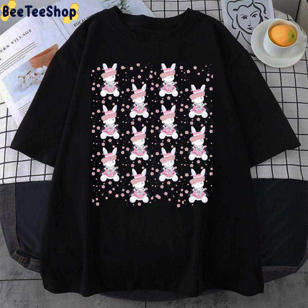 Rabbit Girl Ciel Purple Graphic Pattern Unisex T-Shirt Rabbit Girl Ciel Purple Graphic Pattern Unisex T-Shirt