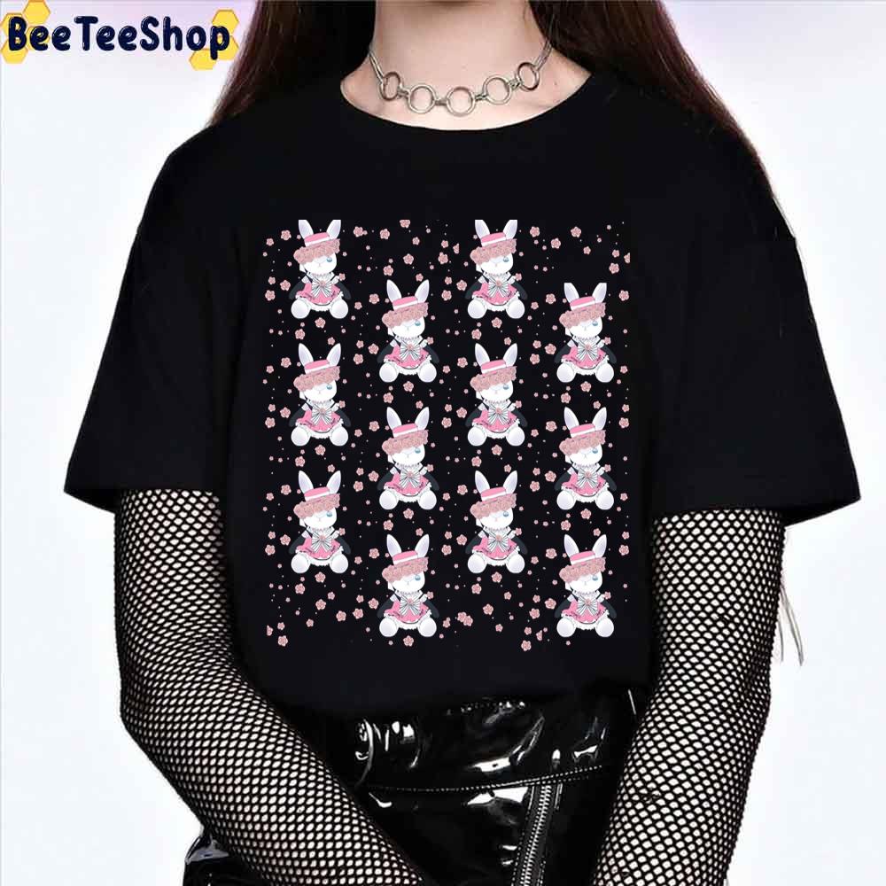 Rabbit Girl Ciel Purple Graphic Pattern Unisex T-Shirt Rabbit Girl Ciel Purple Graphic Pattern Unisex T-Shirt