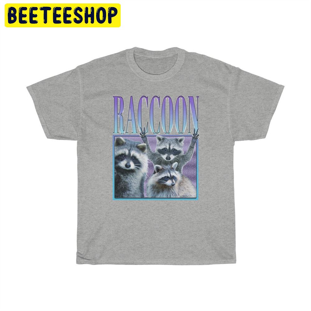 Raccoon Homage Retro Vintage Art Unisex T-Shirt Raccoon Homage Retro Vintage Art Unisex T-Shirt