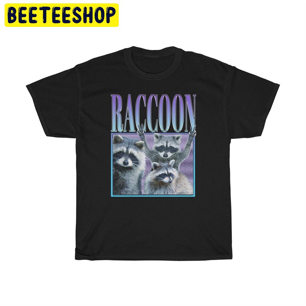 Raccoon Homage Retro Vintage Art Unisex T-Shirt Raccoon Homage Retro Vintage Art Unisex T-Shirt