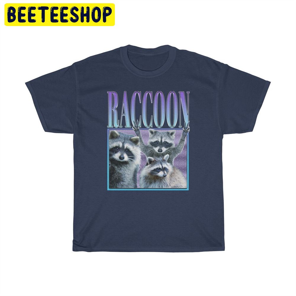 Raccoon Homage Retro Vintage Art Unisex T-Shirt Raccoon Homage Retro Vintage Art Unisex T-Shirt