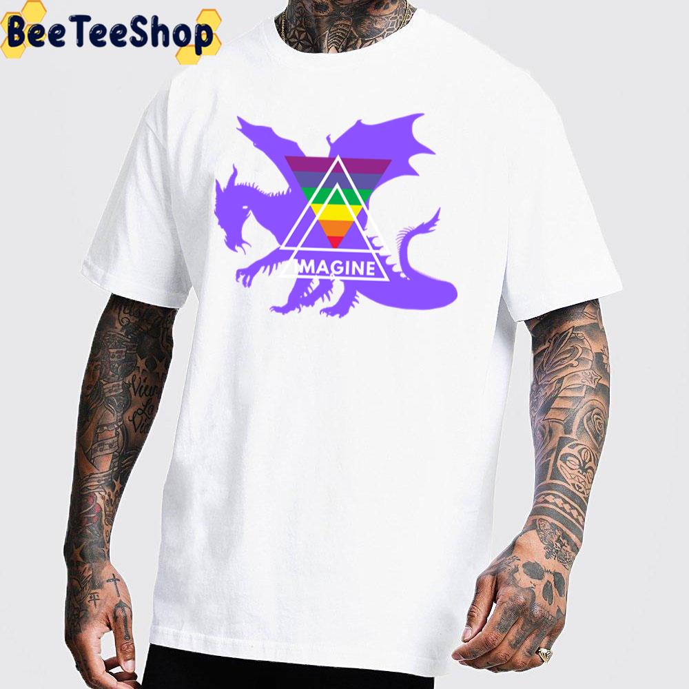Rainbow Imagine Dragons Unisex T-Shirt Rainbow Imagine Dragons Unisex T-Shirt