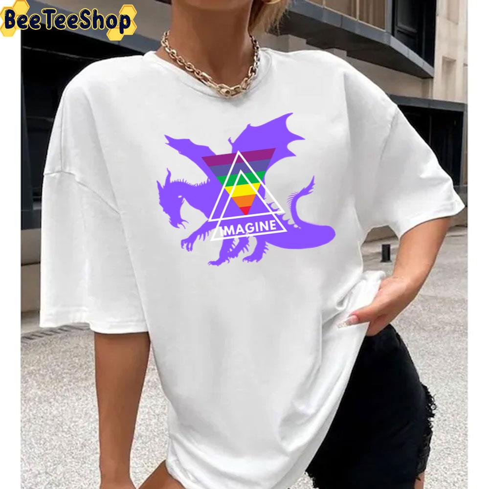 Rainbow Imagine Dragons Unisex T-Shirt Rainbow Imagine Dragons Unisex T-Shirt