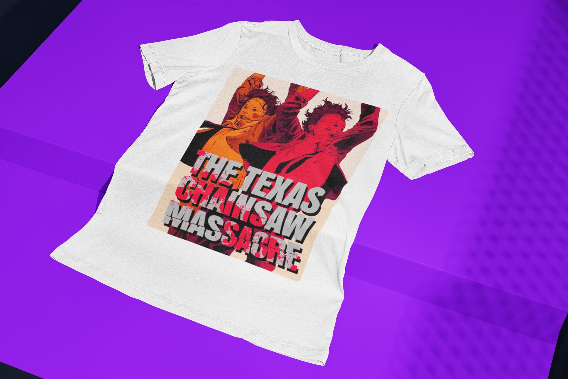 Red Chainsaw Texas Chainsaw Massacre Movie Halloween Unisex T-Shirt Red Chainsaw Texas Chainsaw Massacre Movie Halloween Unisex T-Shirt