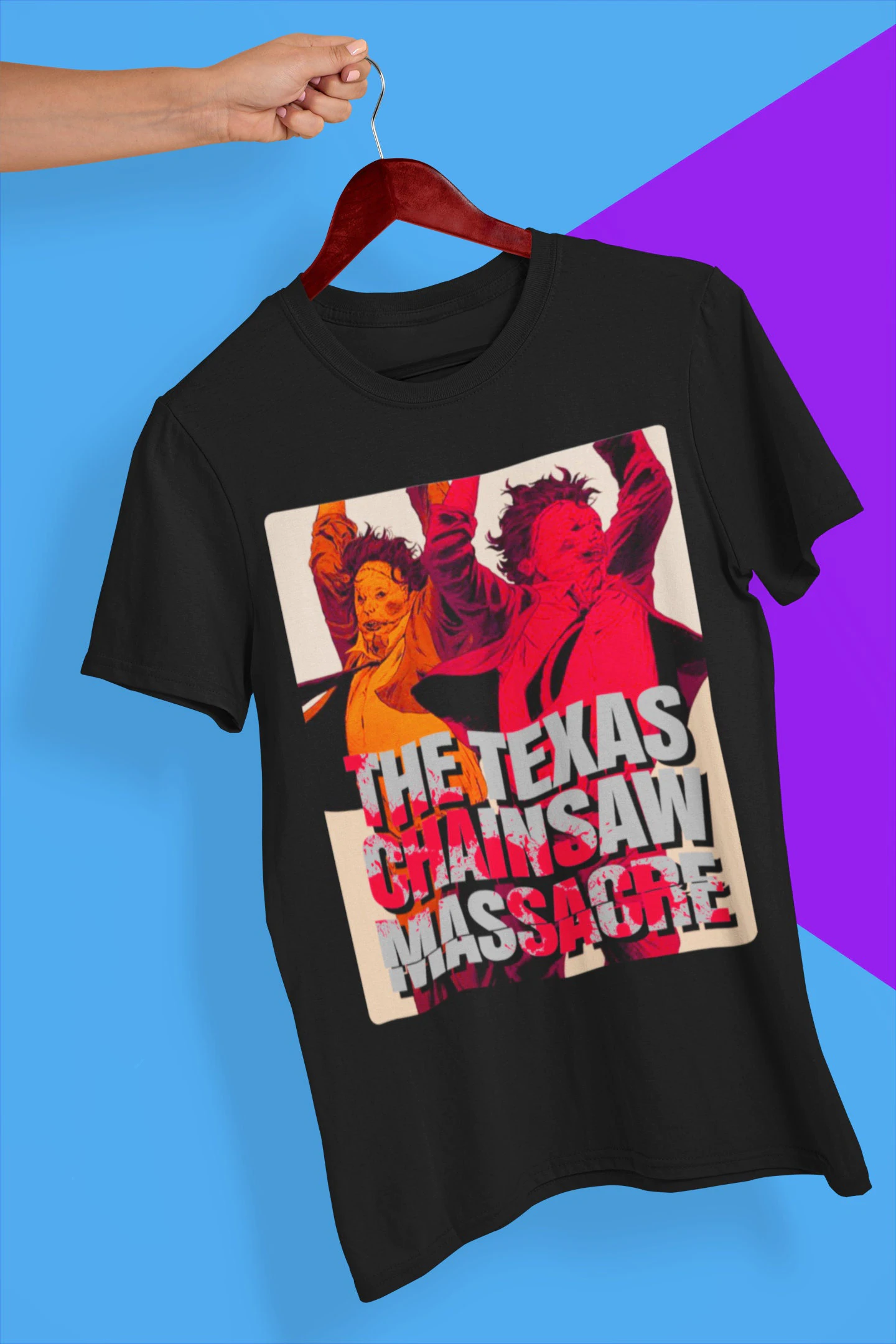 Red Chainsaw Texas Chainsaw Massacre Movie Halloween Unisex T-Shirt Red Chainsaw Texas Chainsaw Massacre Movie Halloween Unisex T-Shirt