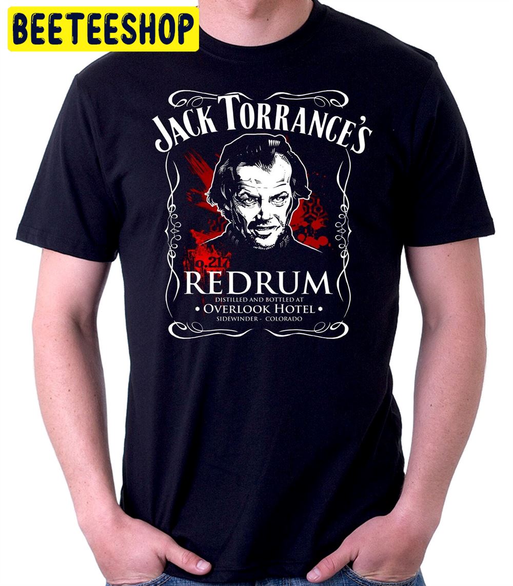 Redrum Jack Torrance's The Shinning Horror Movie Unisex T-Shirt Redrum Jack Torrance's The Shinning Horror Movie Unisex T-Shirt