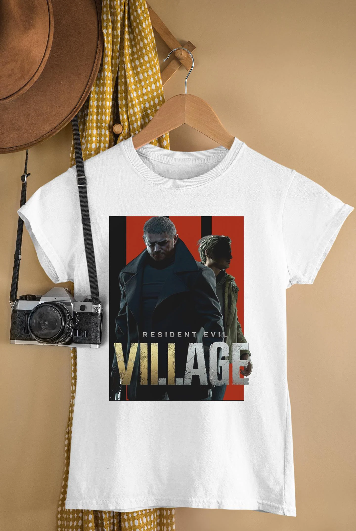 Resident Evil Village - Chris E Ethan Graphic Unisex T-Shirt Resident Evil Village - Chris E Ethan Graphic Unisex T-Shirt