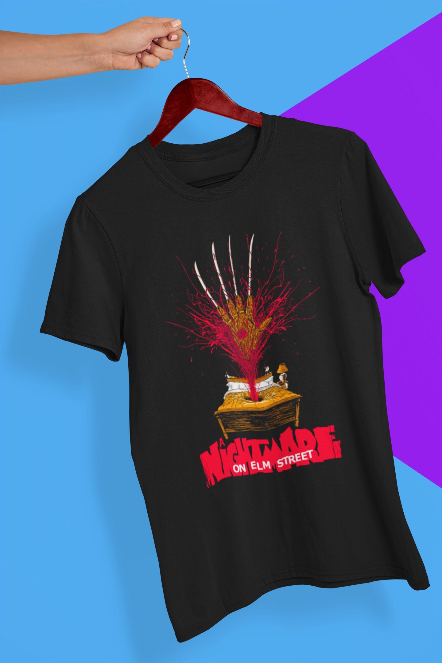 Retro Art A Nightmare On Elm Street Halloween Unisex T-Shirt Retro Art A Nightmare On Elm Street Halloween Unisex T-Shirt