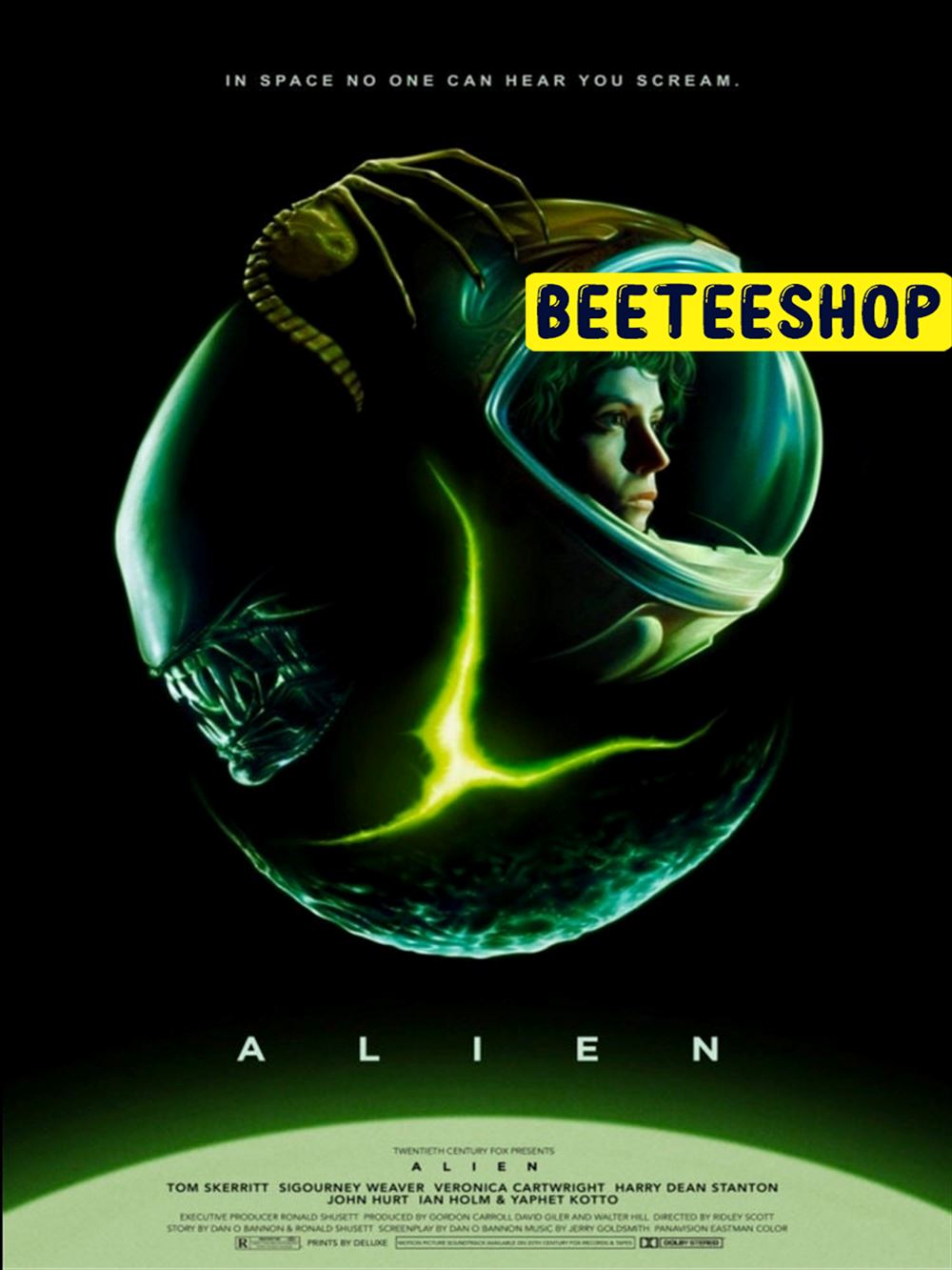 Retro Art Alien Movie Halloween Unisex T-Shirt Retro Art Alien Movie Halloween Unisex T-Shirt
