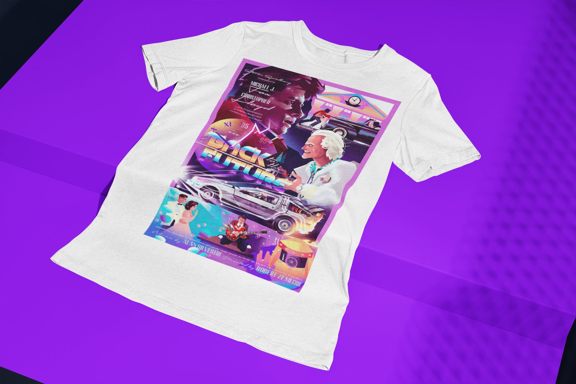 Retro Art Back To The Future Halloween Unisex T-Shirt Retro Art Back To The Future Halloween Unisex T-Shirt