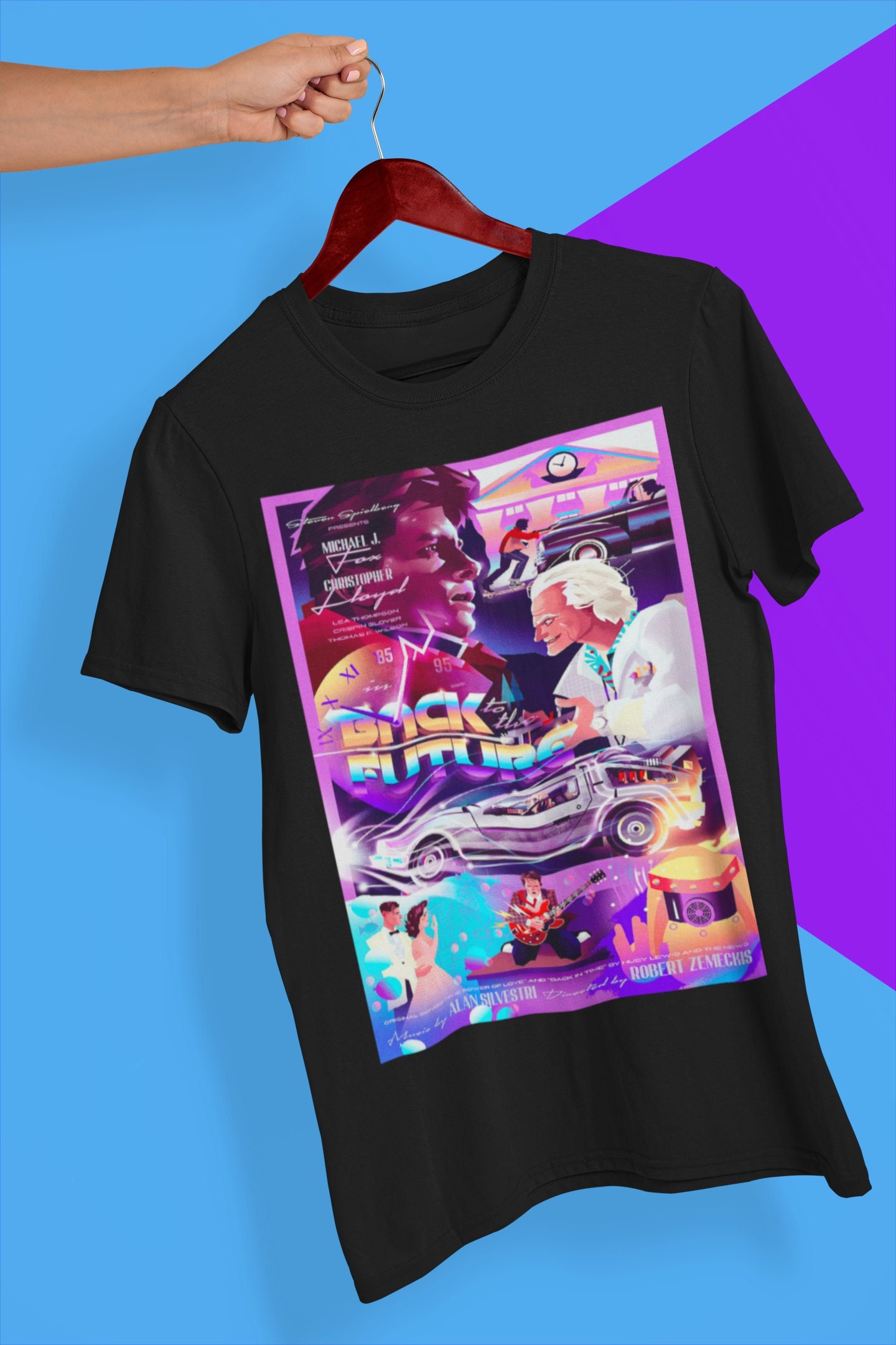 Retro Art Back To The Future Halloween Unisex T-Shirt Retro Art Back To The Future Halloween Unisex T-Shirt