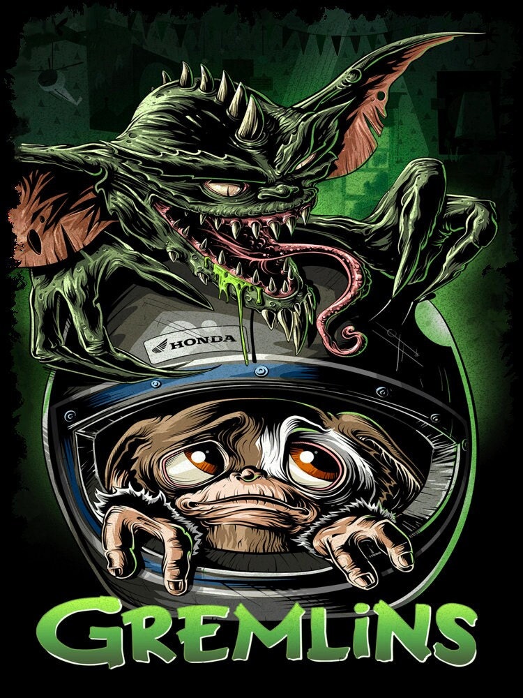 Retro Art Gremlins Movie Halloween Unisex T-Shirt Retro Art Gremlins Movie Halloween Unisex T-Shirt