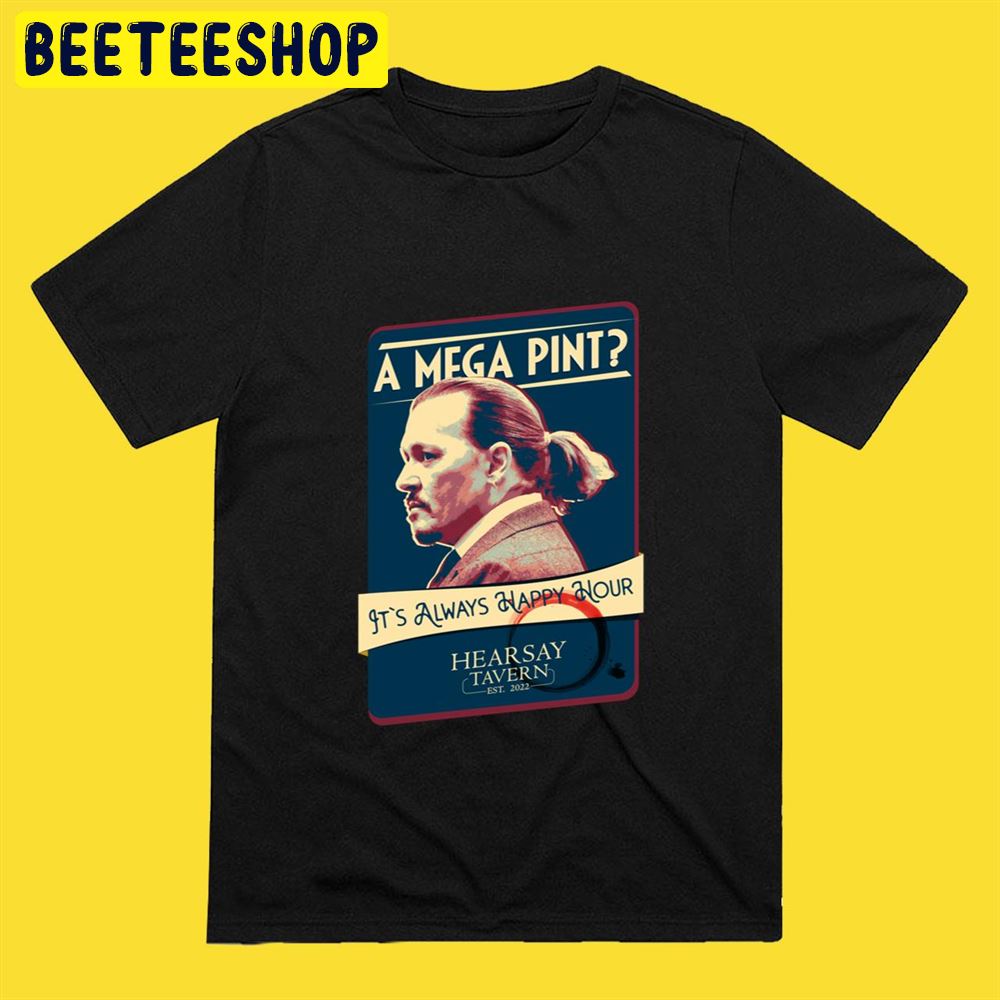 Retro Art Johnny Depp A Mega Pint Unisex T-Shirt Retro Art Johnny Depp A Mega Pint Unisex T-Shirt