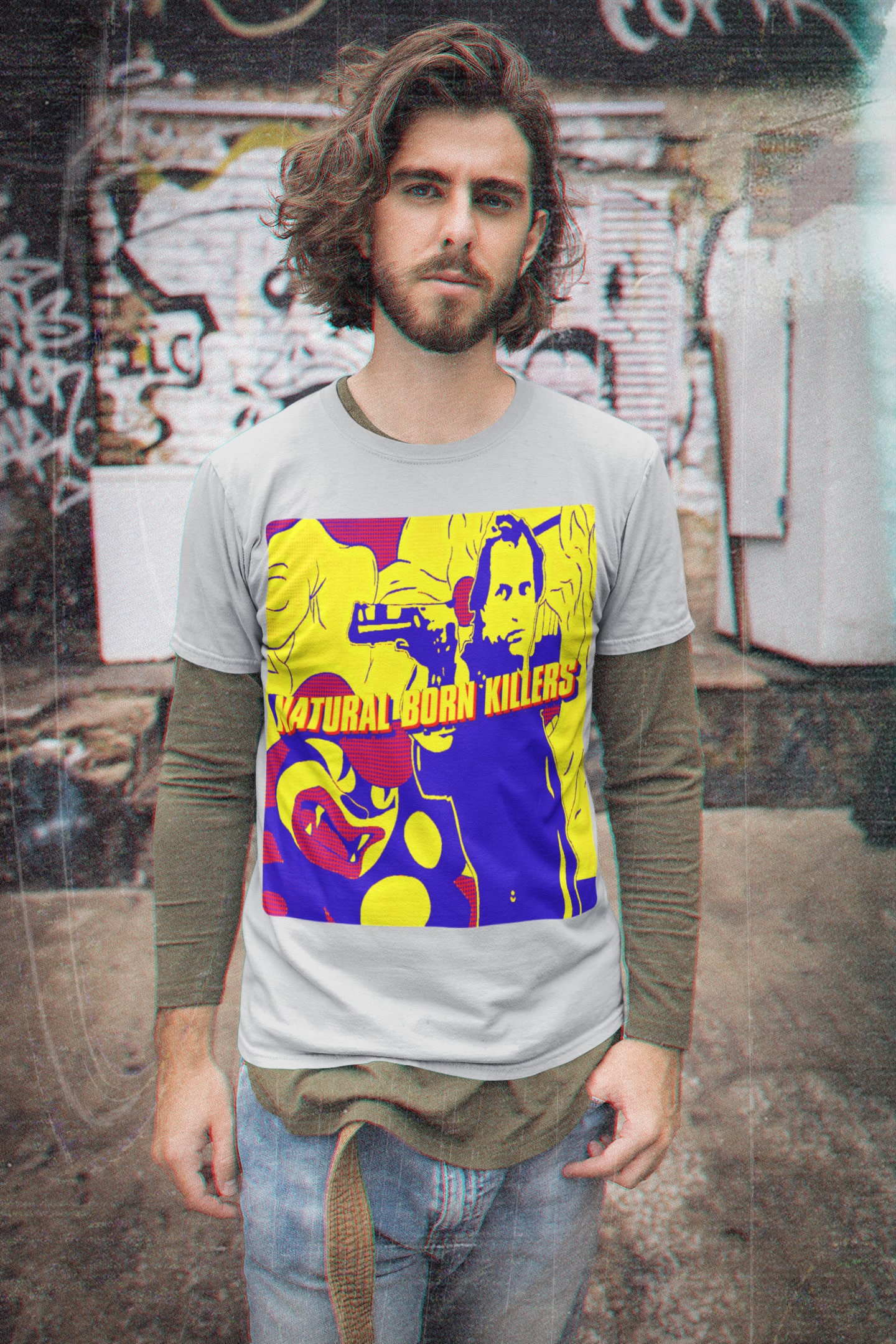 Retro Art Natural Born Killers Halloween Unisex T-Shirt Retro Art Natural Born Killers Halloween Unisex T-Shirt