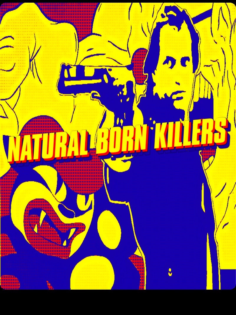 Retro Art Natural Born Killers Halloween Unisex T-Shirt Retro Art Natural Born Killers Halloween Unisex T-Shirt