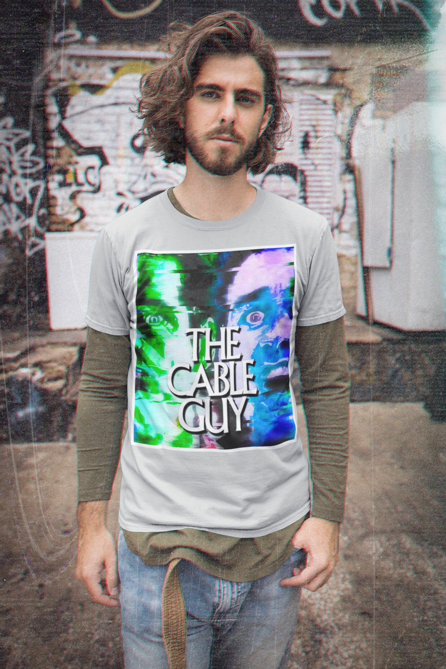 Retro Art The Cable Guy Halloween Unisex T-Shirt Retro Art The Cable Guy Halloween Unisex T-Shirt