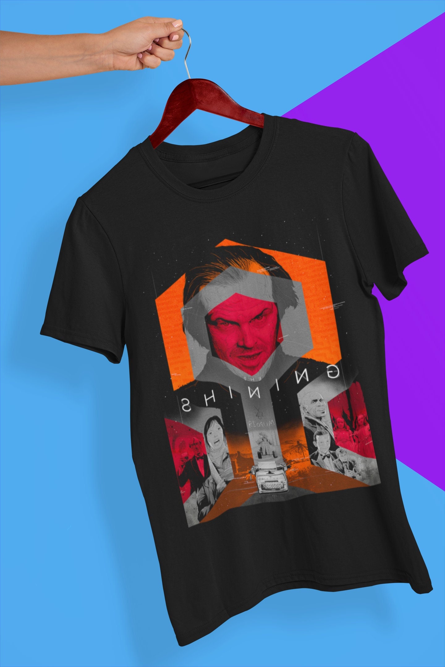 Retro Art The Shining Movie Halloween Unisex T-Shirt Retro Art The Shining Movie Halloween Unisex T-Shirt