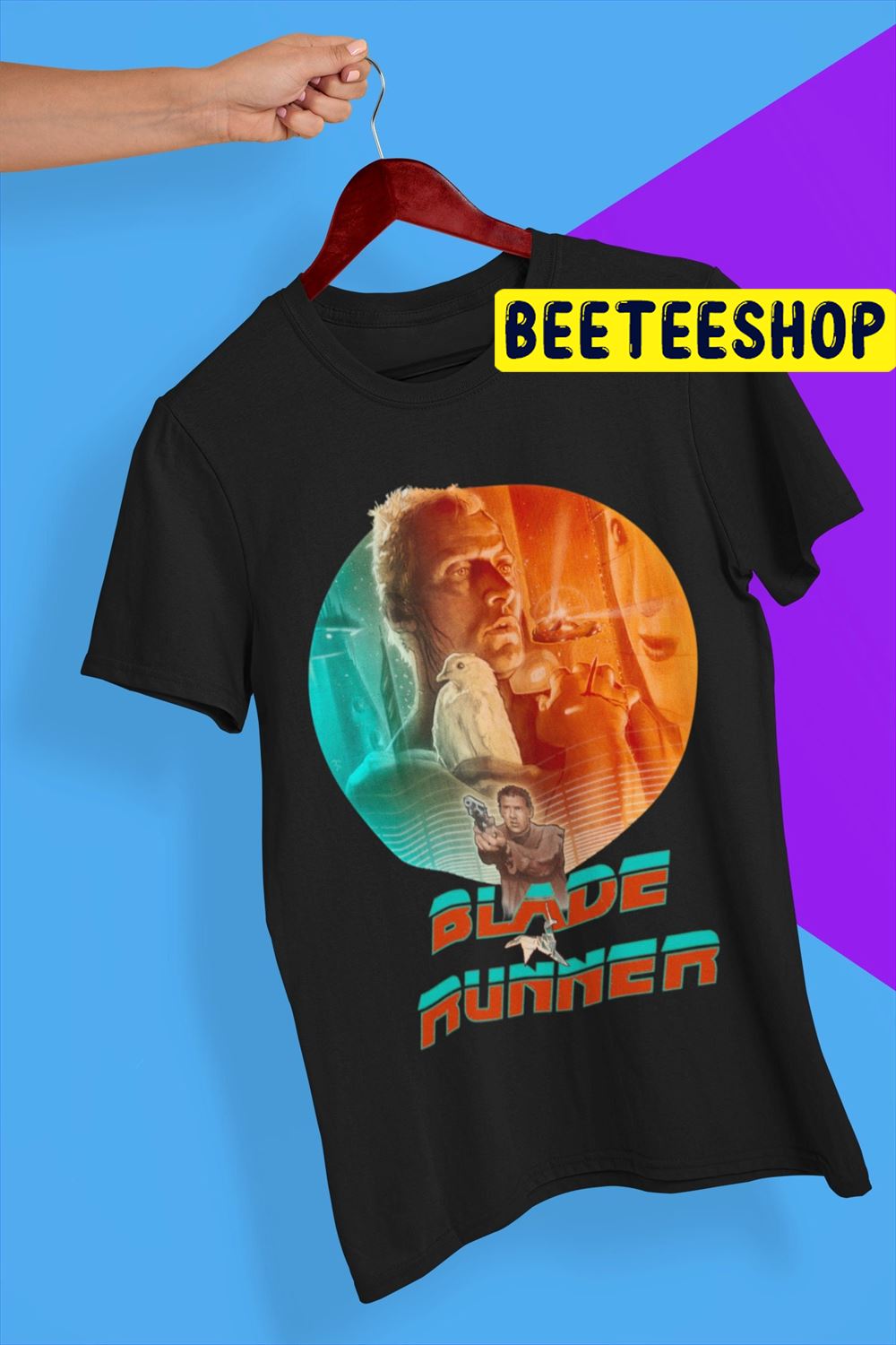 Retro Blade Runner Halloween Unisex T-Shirt Retro Blade Runner Halloween Unisex T-Shirt