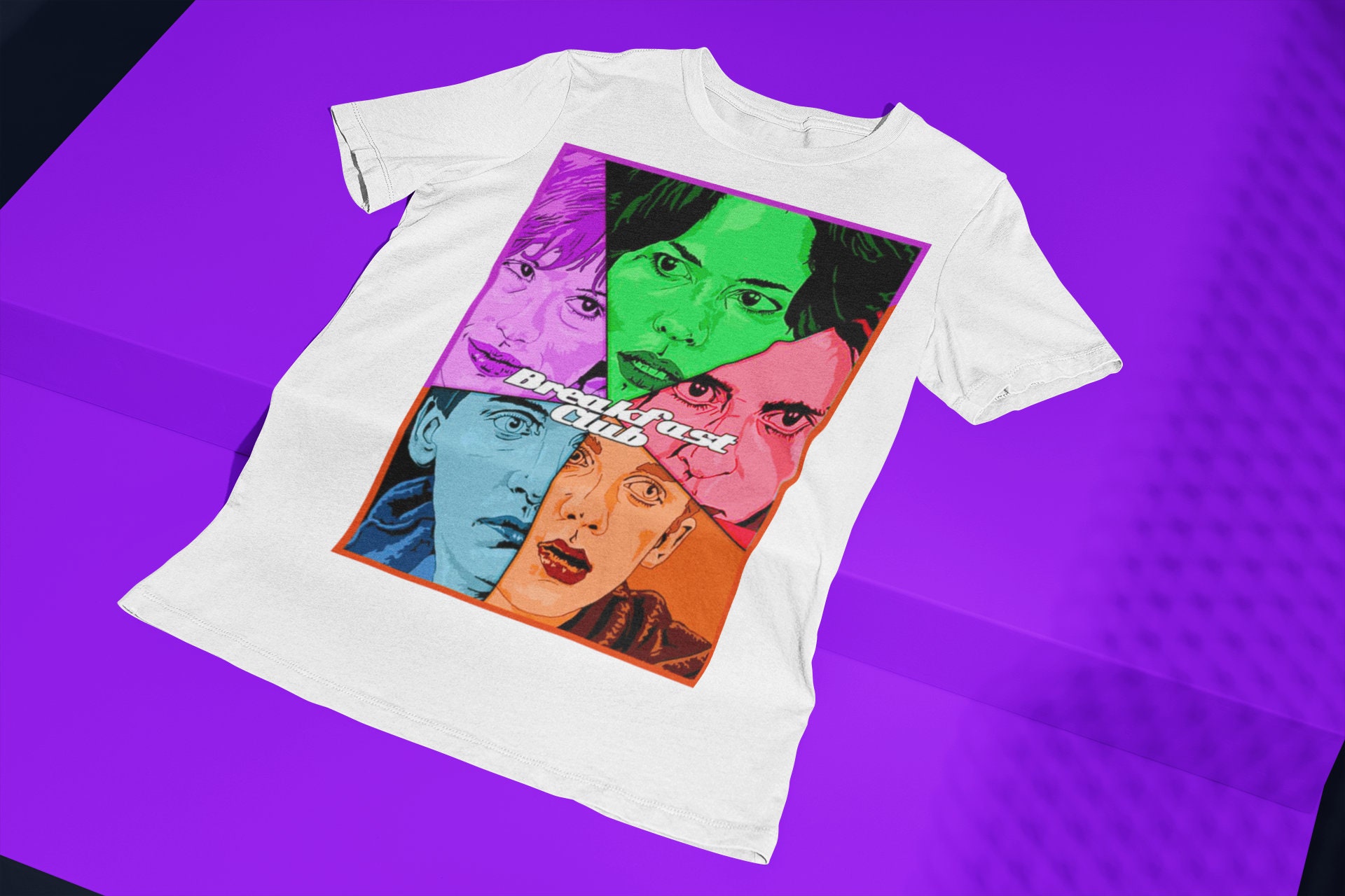 Retro Characters The Breakfast Club Movie Halloween Unisex T-Shirt Retro Characters The Breakfast Club Movie Halloween Unisex T-Shirt