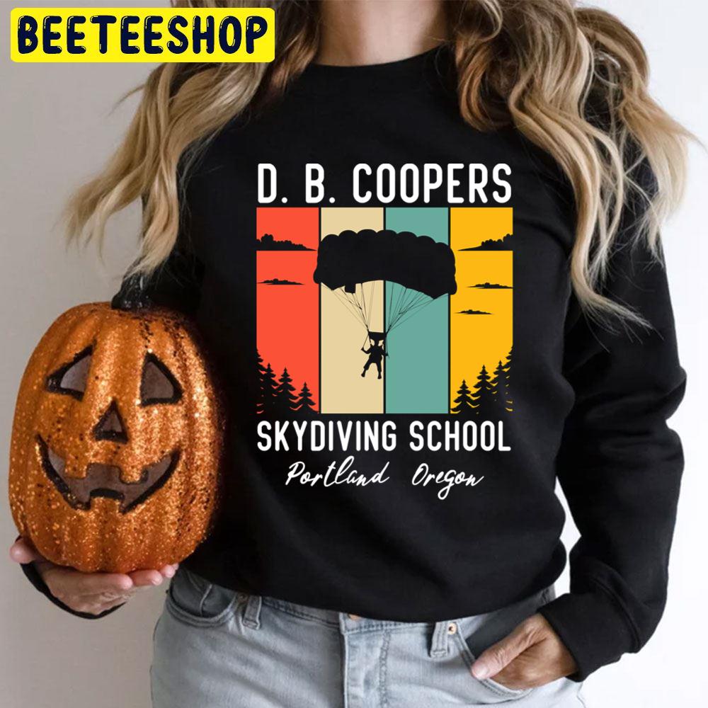 Retro D B Cooper Skydiving School Portland Oregon Unisex T-Shirt Retro D B Cooper Skydiving School Portland Oregon Unisex T-Shirt