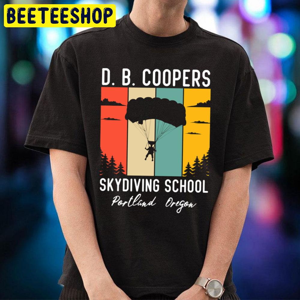 Retro D B Cooper Skydiving School Portland Oregon Unisex T-Shirt Retro D B Cooper Skydiving School Portland Oregon Unisex T-Shirt