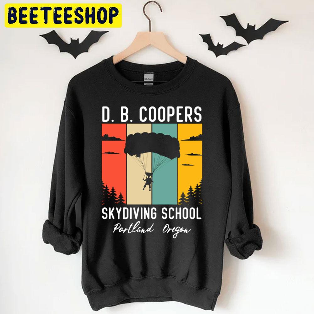 Retro D B Cooper Skydiving School Portland Oregon Unisex T-Shirt Retro D B Cooper Skydiving School Portland Oregon Unisex T-Shirt