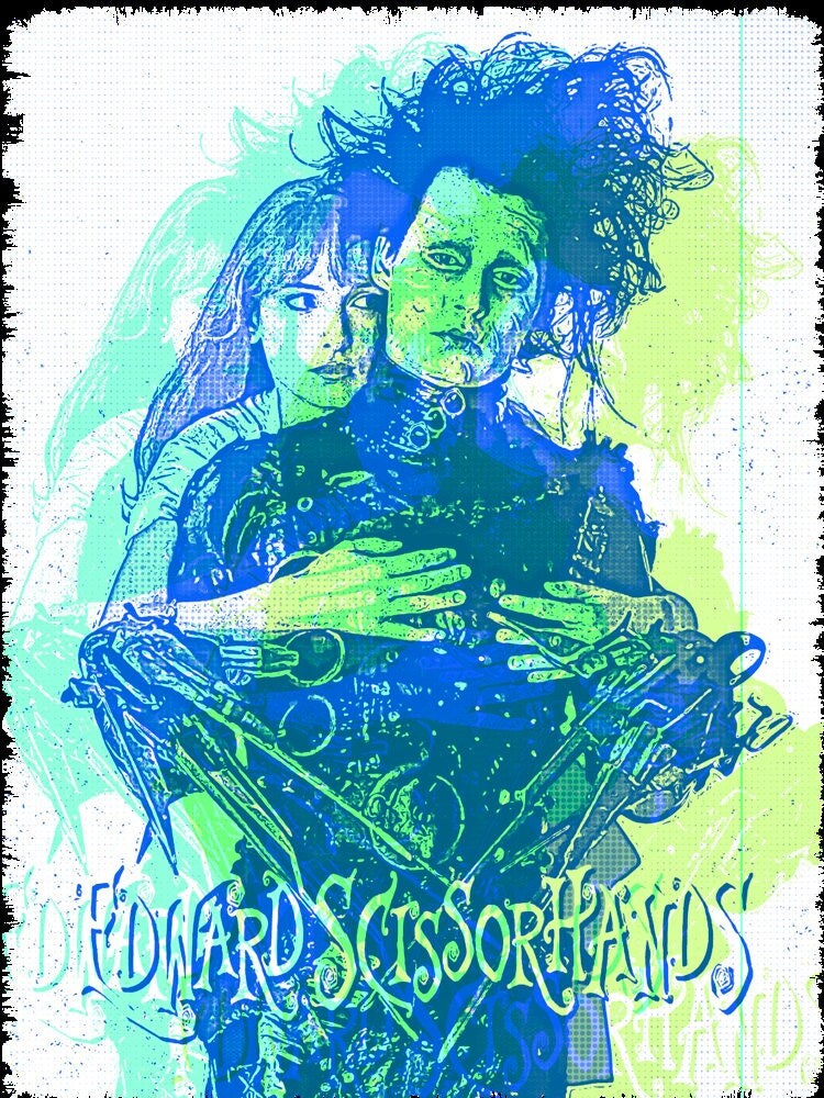 Retro Design Edward Scissor Hands Halloween Unisex T-Shirt Retro Design Edward Scissor Hands Halloween Unisex T-Shirt