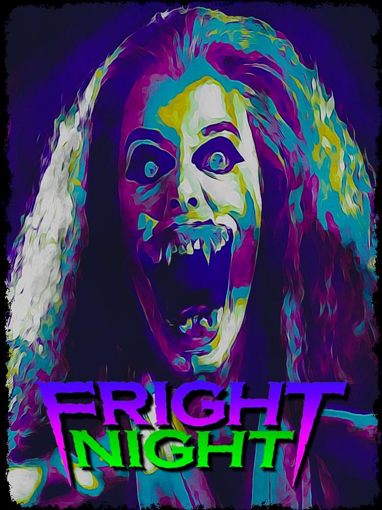 Retro Design Fright Night Movie Halloween Unisex T-Shirt Retro Design Fright Night Movie Halloween Unisex T-Shirt