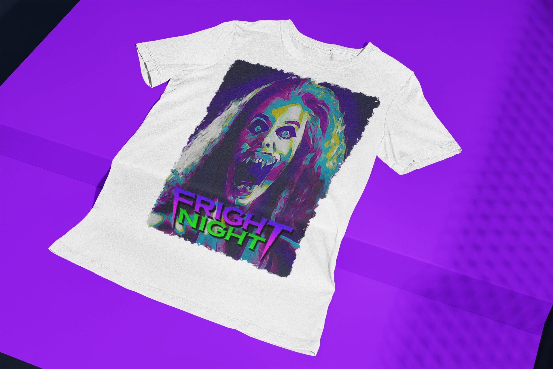Retro Design Fright Night Movie Halloween Unisex T-Shirt Retro Design Fright Night Movie Halloween Unisex T-Shirt