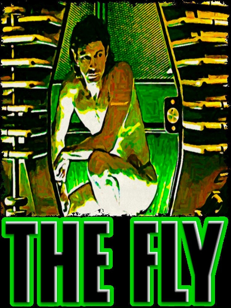 Retro Design The Fly Movie Halloween Unisex T-Shirt Retro Design The Fly Movie Halloween Unisex T-Shirt
