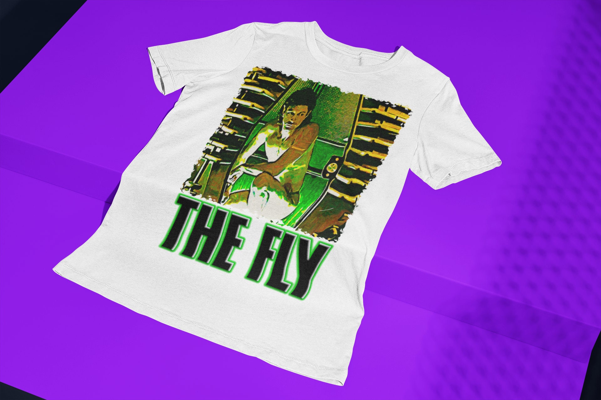 Retro Design The Fly Movie Halloween Unisex T-Shirt Retro Design The Fly Movie Halloween Unisex T-Shirt