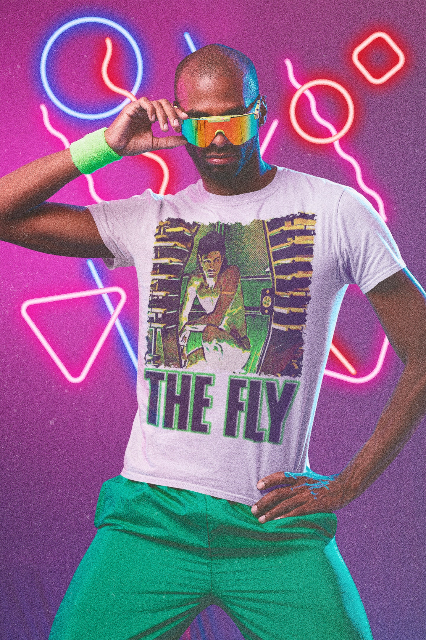 Retro Design The Fly Movie Halloween Unisex T-Shirt Retro Design The Fly Movie Halloween Unisex T-Shirt