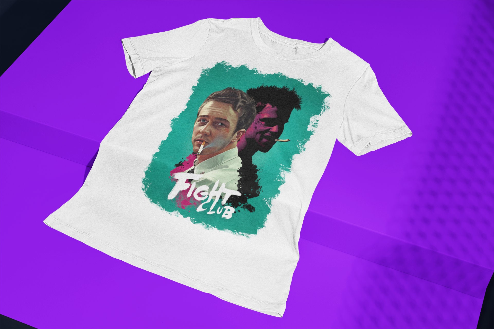 Retro Fan Art Fight Club Halloween Unisex T-Shirt Retro Fan Art Fight Club Halloween Unisex T-Shirt