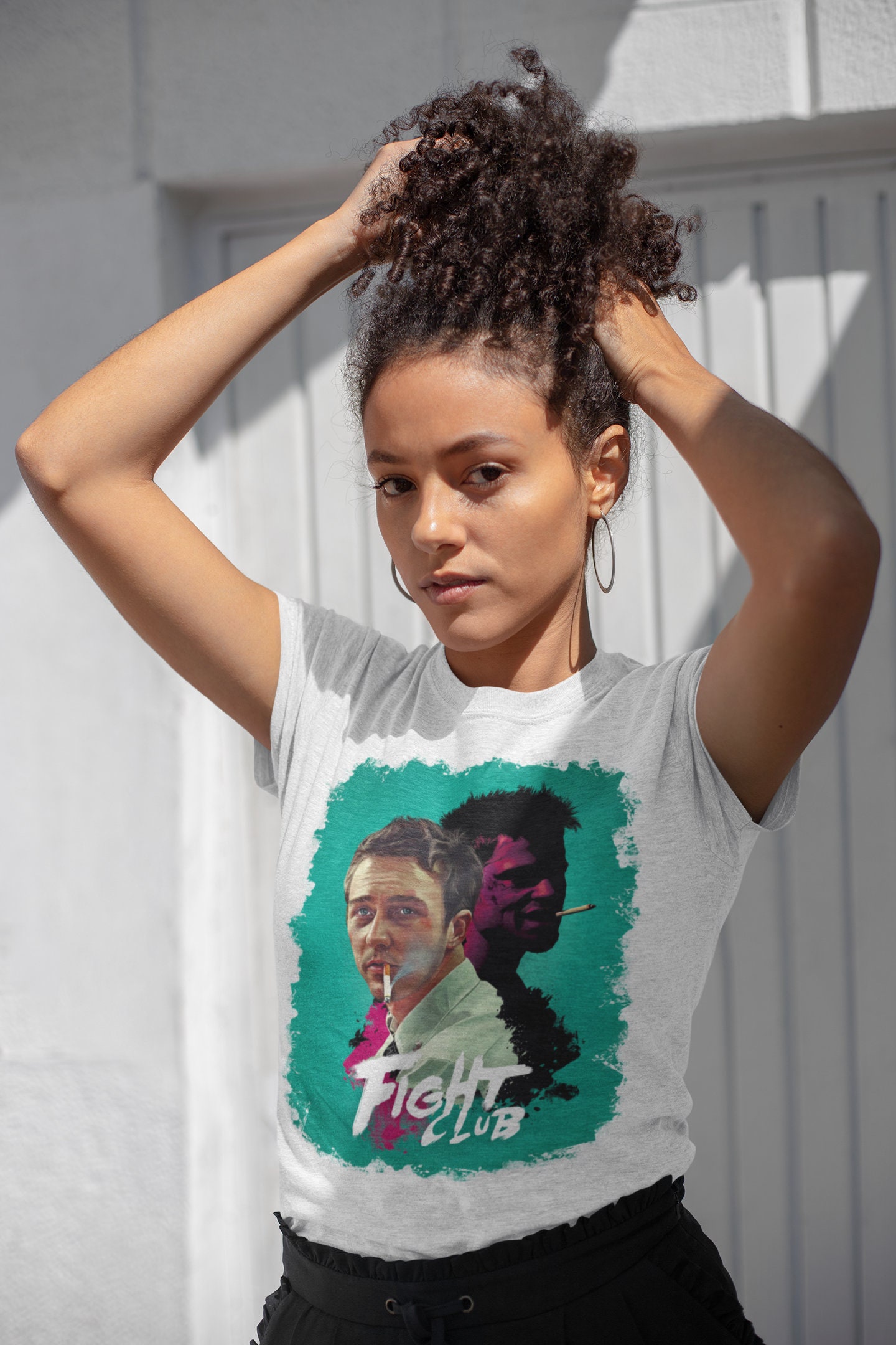 Retro Fan Art Fight Club Halloween Unisex T-Shirt Retro Fan Art Fight Club Halloween Unisex T-Shirt