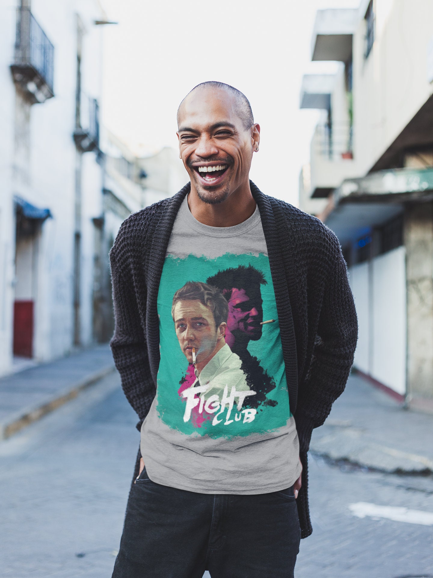Retro Fan Art Fight Club Halloween Unisex T-Shirt Retro Fan Art Fight Club Halloween Unisex T-Shirt