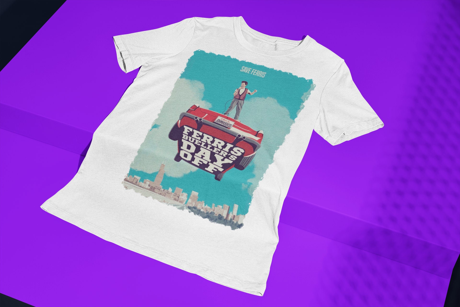 Retro Ferris Bueller's Day Off Movie Halloween Unisex T-Shirt Retro Ferris Bueller's Day Off Movie Halloween Unisex T-Shirt
