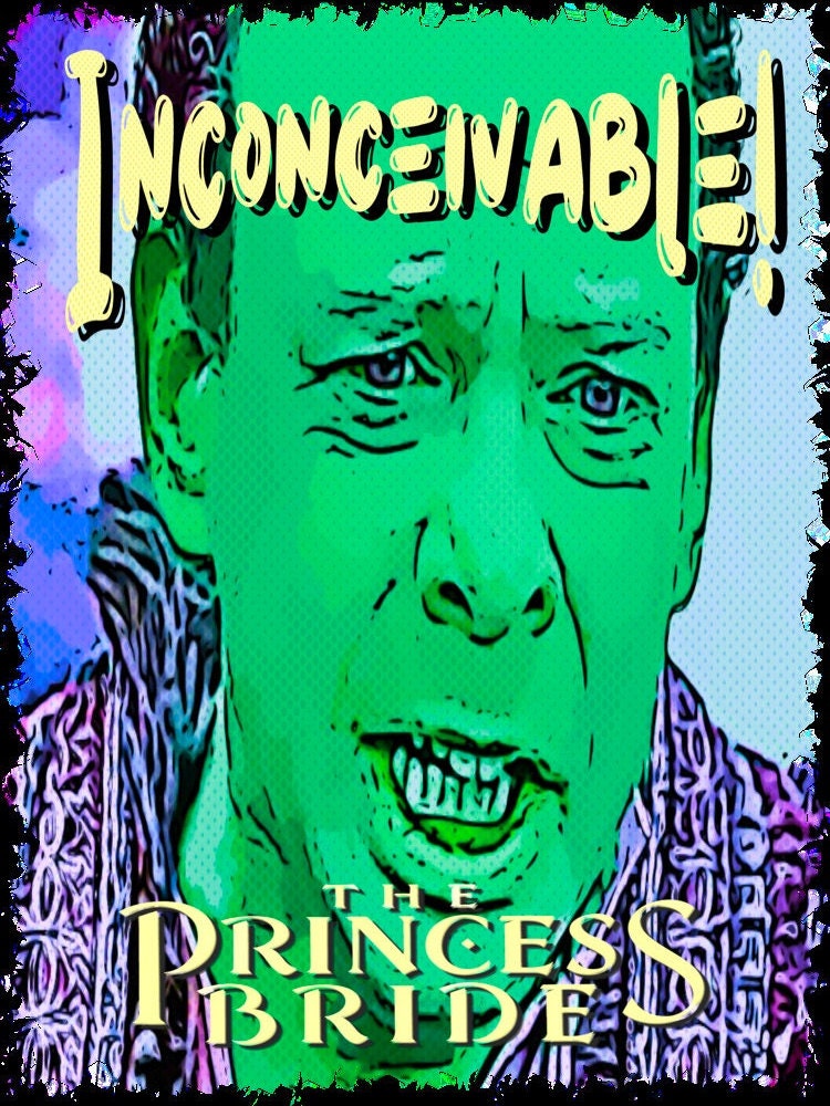 Retro Inconceivable The Princess Bride Movie Halloween Unisex T-Shirt Retro Inconceivable The Princess Bride Movie Halloween Unisex T-Shirt