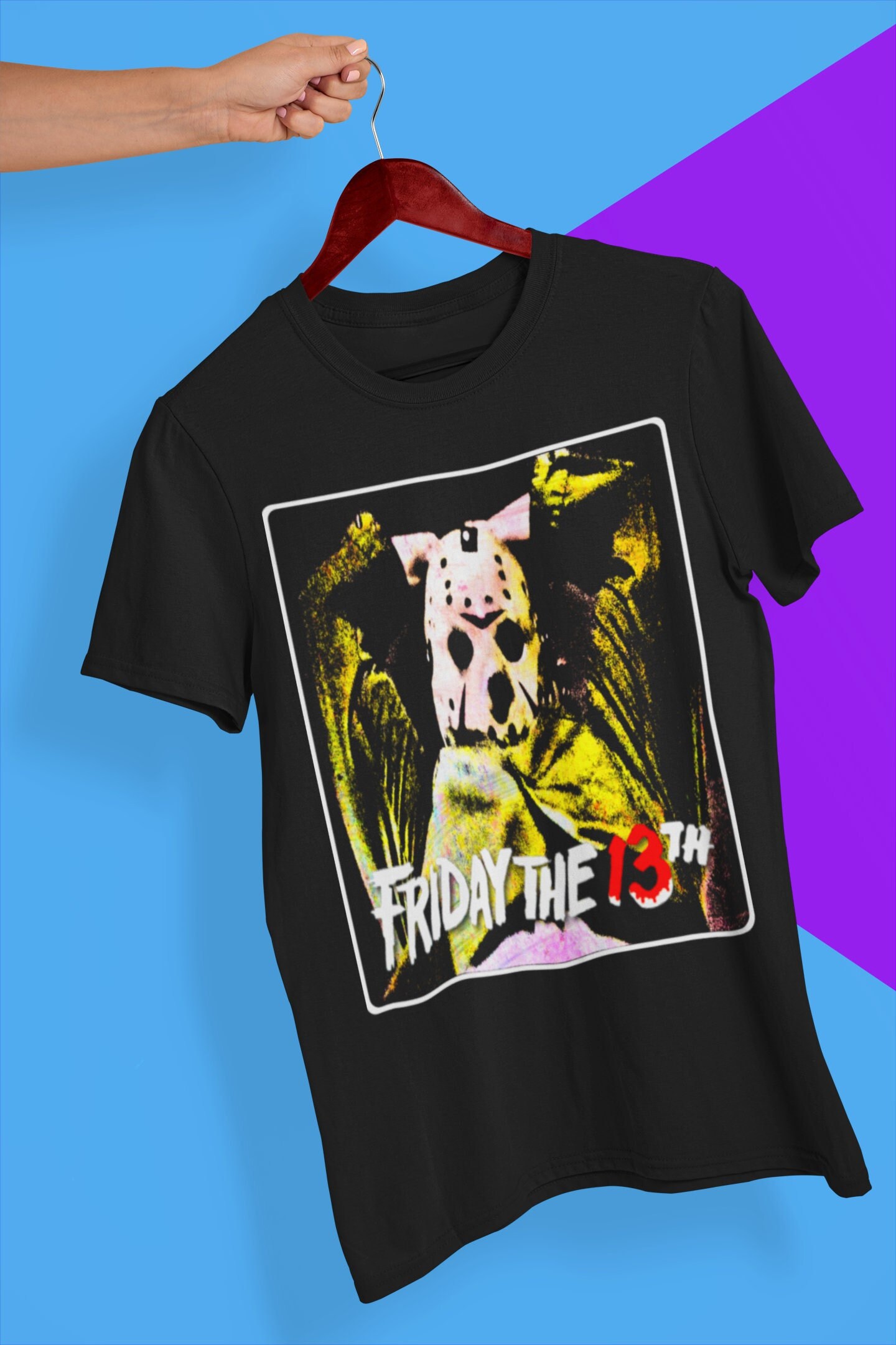 Retro Jason Voorhees Friday The 13th Halloween Unisex T-Shirt Retro Jason Voorhees Friday The 13th Halloween Unisex T-Shirt