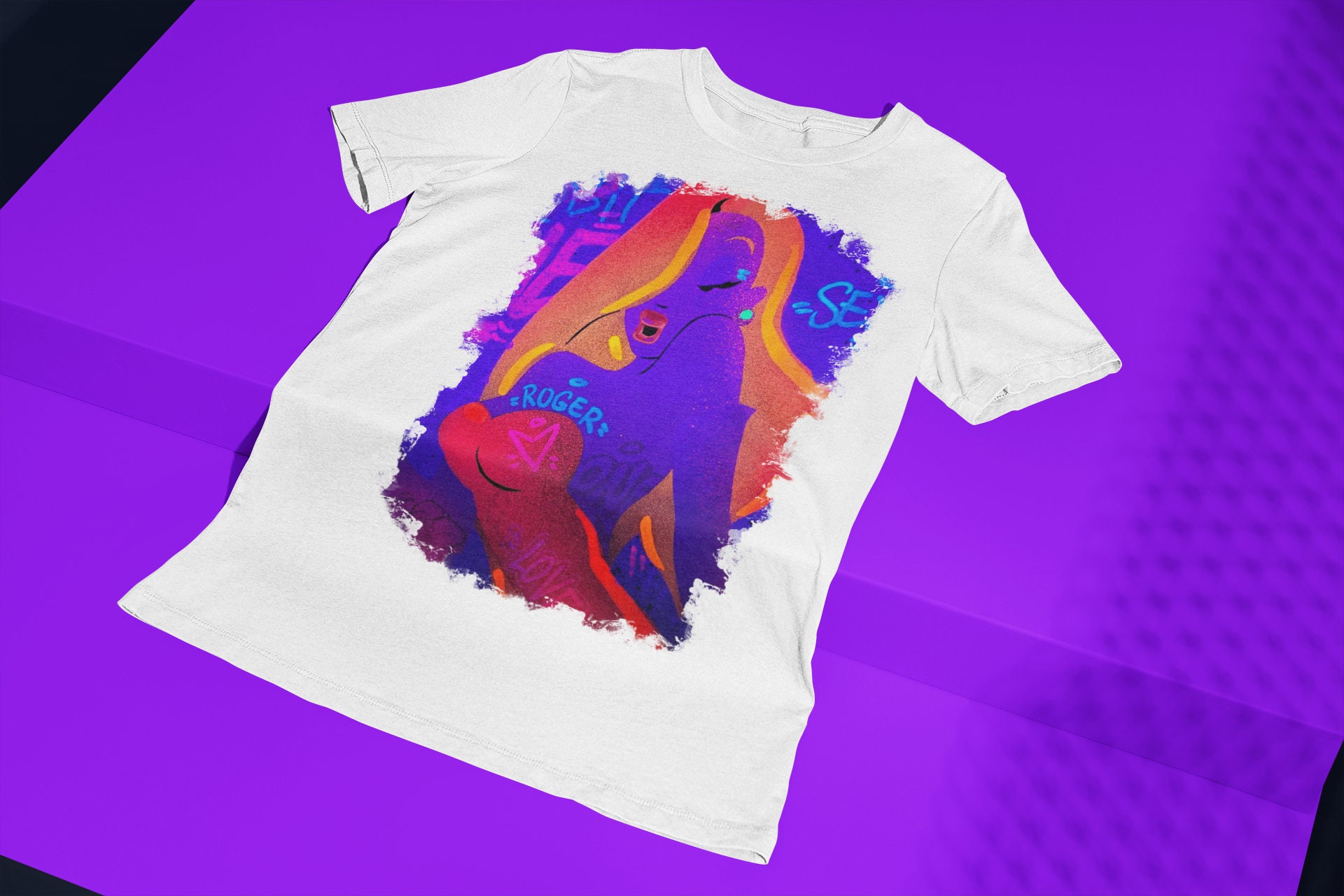 Retro Jessica Rabbit Stylized Halloween Unisex T-Shirt Retro Jessica Rabbit Stylized Halloween Unisex T-Shirt