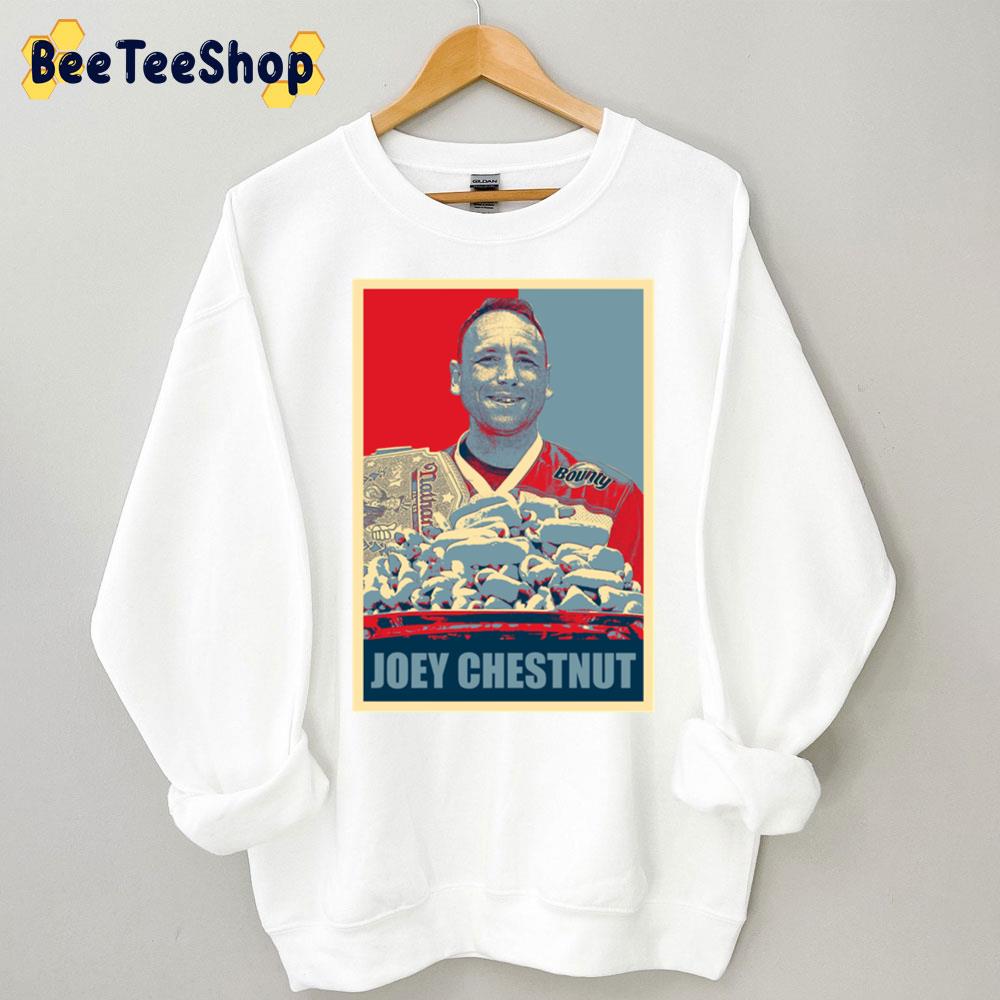 Retro Joey Chestnut Hope Unisex Sweatshirt Retro Joey Chestnut Hope Unisex Sweatshirt