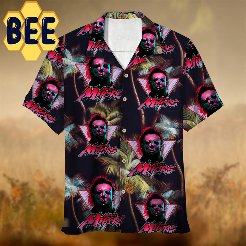 Retro Michael Myers Horror Halloween Hawaiian Shirt Retro Michael Myers Horror Halloween Hawaiian Shirt