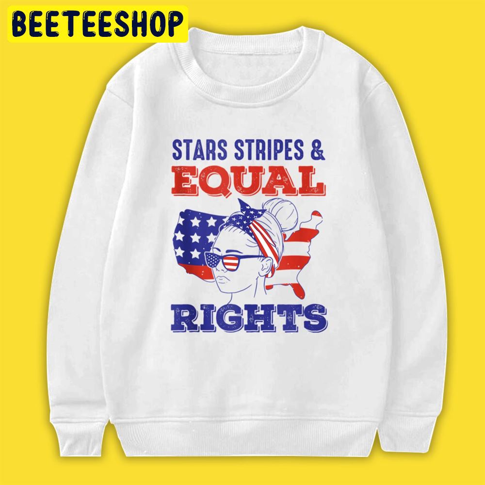 Retro Pro Choice Feminist Stars Stripes Equal Rightss Unisex T-Shirt Retro Pro Choice Feminist Stars Stripes Equal Rightss Unisex T-Shirt