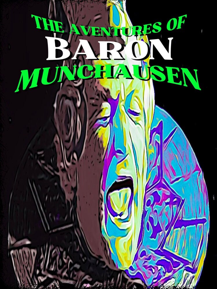 Retro The Adventures Of Baron Munchausen Poster Halloween Unisex T-Shirt Retro The Adventures Of Baron Munchausen Poster Halloween Unisex T-Shirt