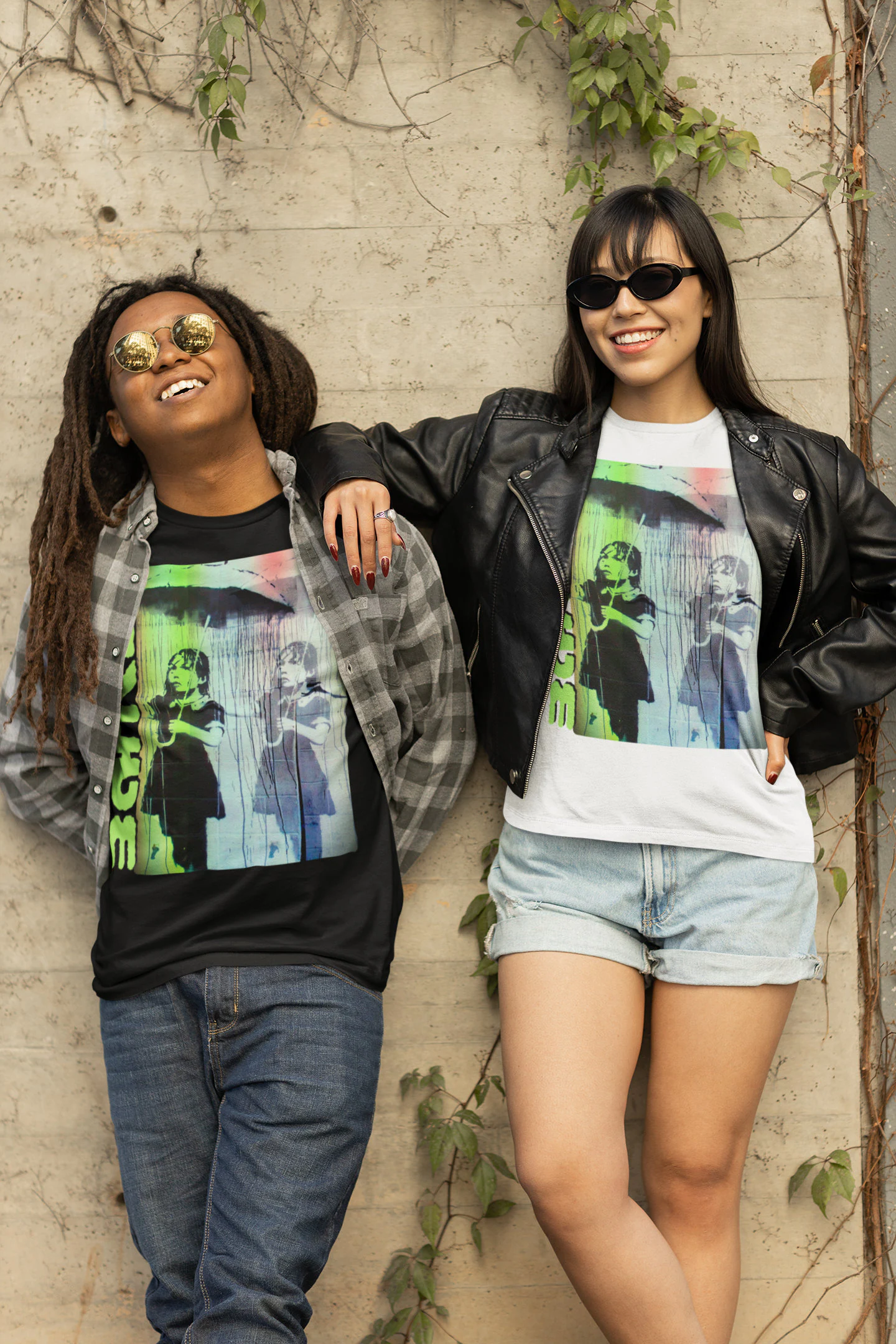 Retro Vintage Banksy Street Art Halloween Unisex T-Shirt Retro Vintage Banksy Street Art Halloween Unisex T-Shirt