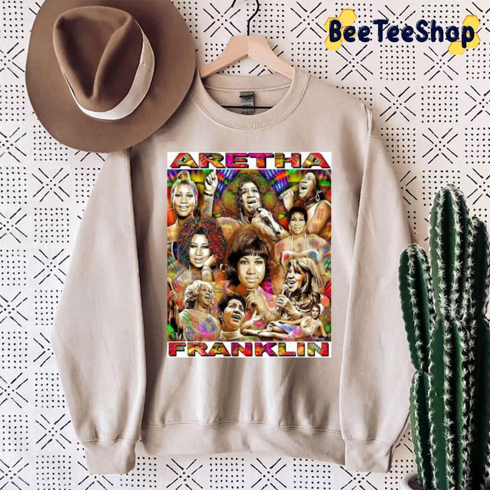 Retro Vintagearetha Franklin Unisex Sweatshirt Retro Vintagearetha Franklin Unisex Sweatshirt