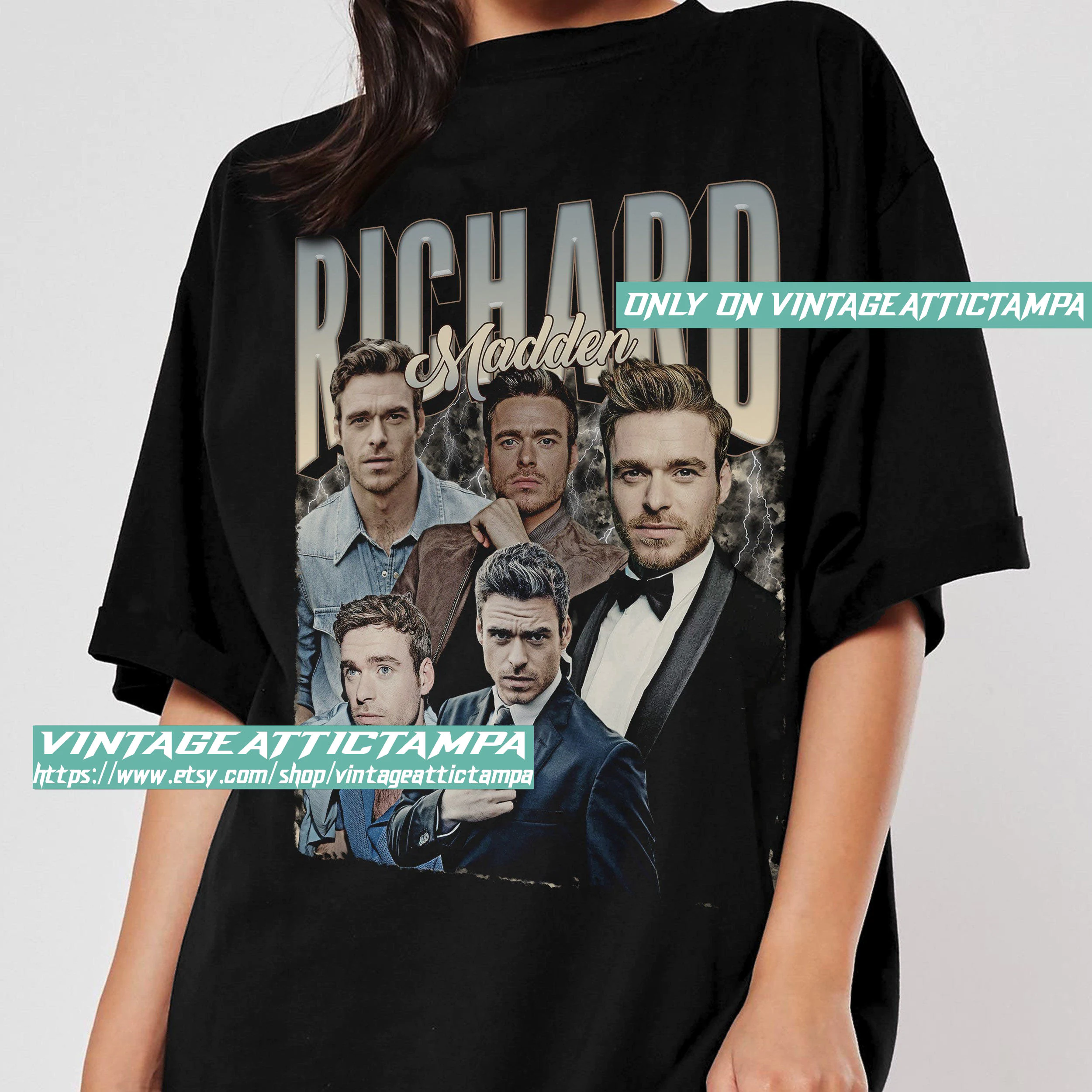 Richard Madden Ikaris Thena Vintage Unisex T-Shirt Richard Madden Ikaris Thena Vintage Unisex T-Shirt