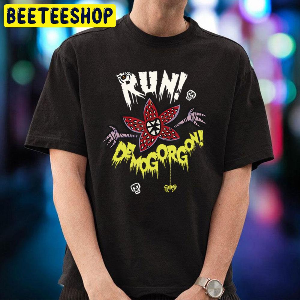 Run Demogorgon Stranger Things Halloween Unisex T-Shirt Run Demogorgon Stranger Things Halloween Unisex T-Shirt
