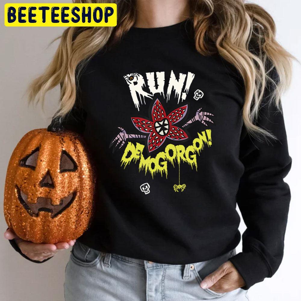 Run Demogorgon Stranger Things Halloween Unisex T-Shirt Run Demogorgon Stranger Things Halloween Unisex T-Shirt