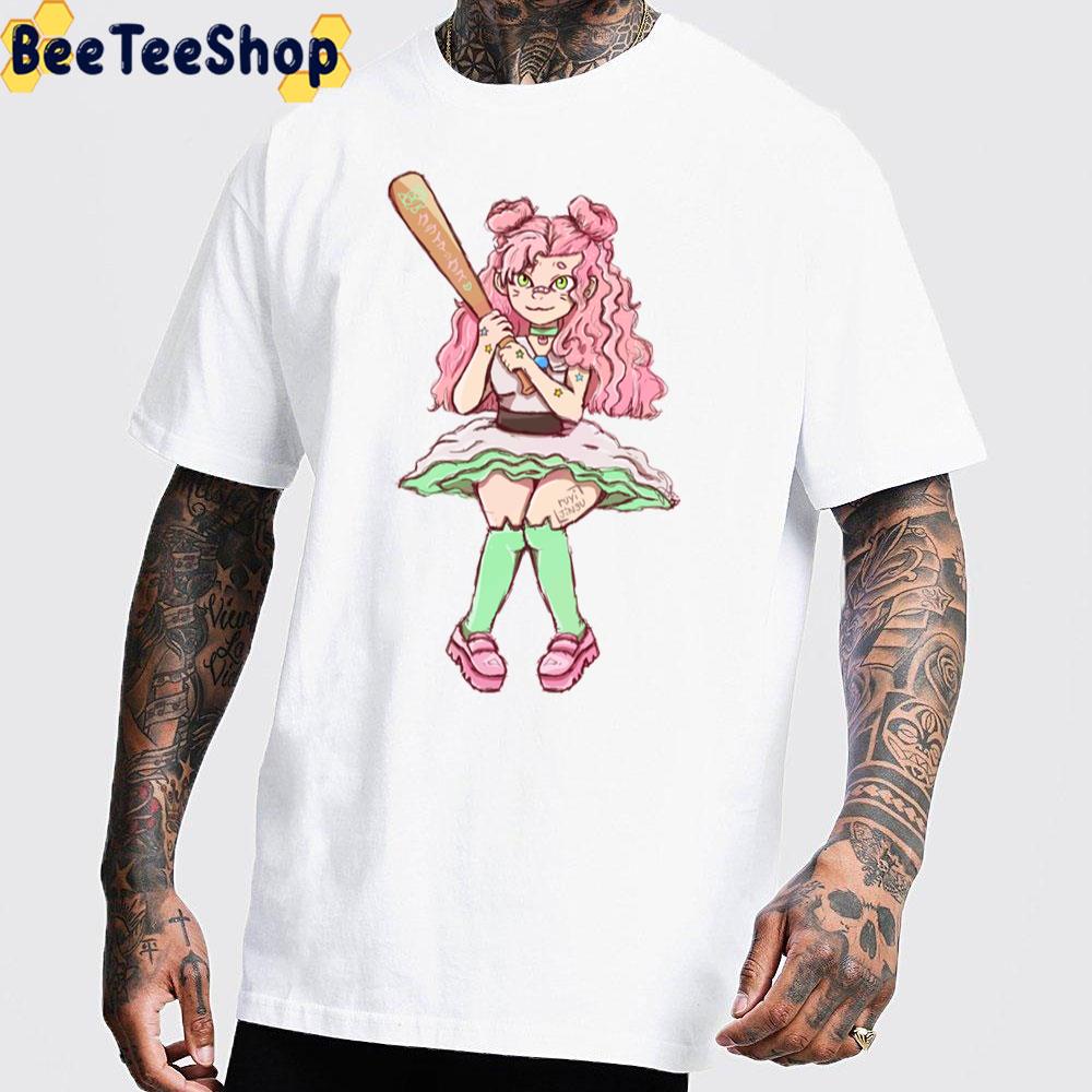 Sailor Girl With A Bat Unisex T-Shirt Sailor Girl With A Bat Unisex T-Shirt