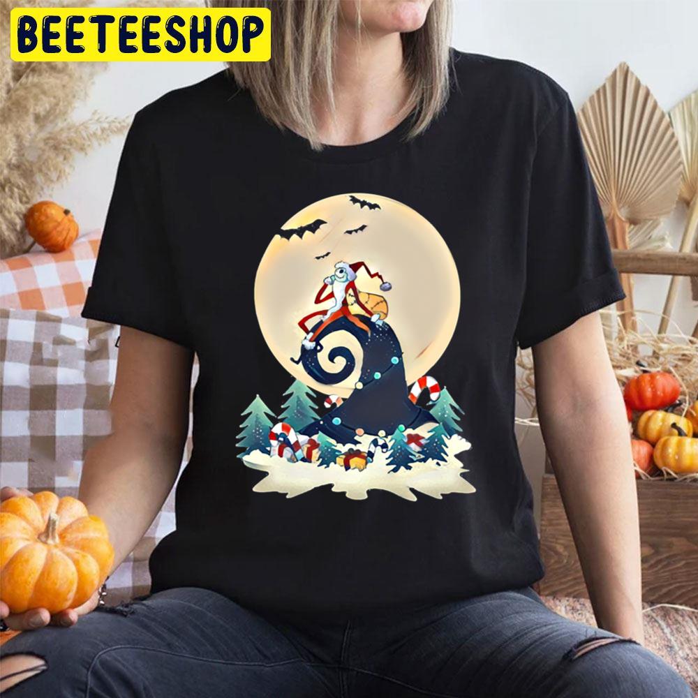 Santa Jack Ghost Moonlight Horror Before Christmas Halloween Unisex T-Shirt Santa Jack Ghost Moonlight Horror Before Christmas Halloween Unisex T-Shirt